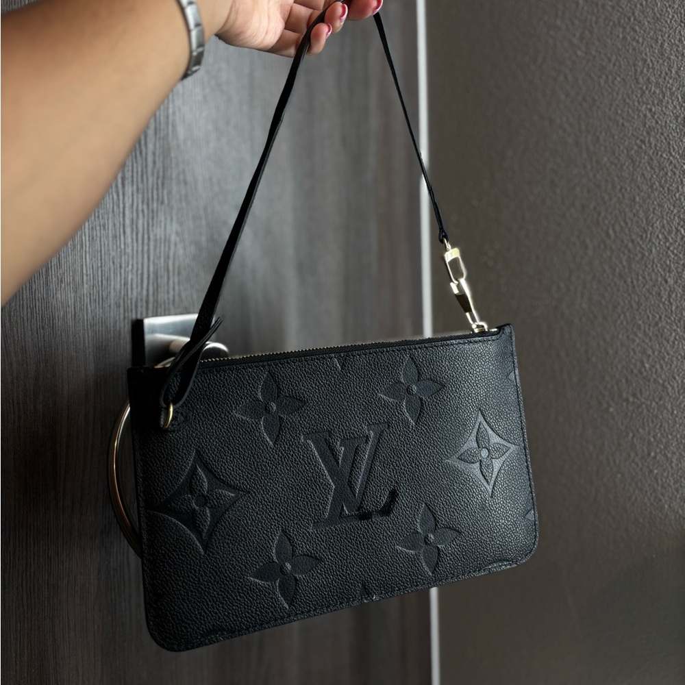 Louis Vuitton Black Monogram Clutch